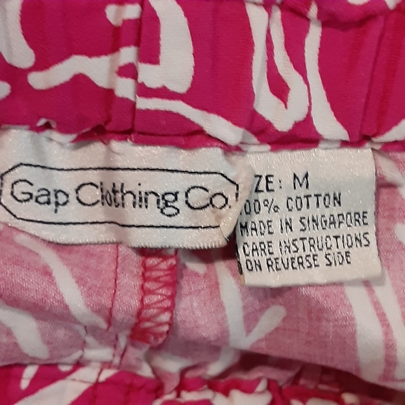 Gap Clothing Co Pants Women's Medium Fuchsia 100% Cotton Mid Rise 2225 - Picture 7 of 8